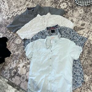 Men’s Floral Button Downs - short sleeve